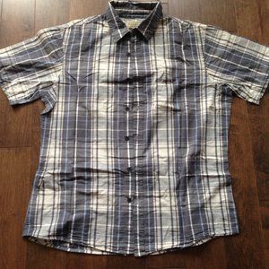 Sonoma Plad Short Sleeve Button Down